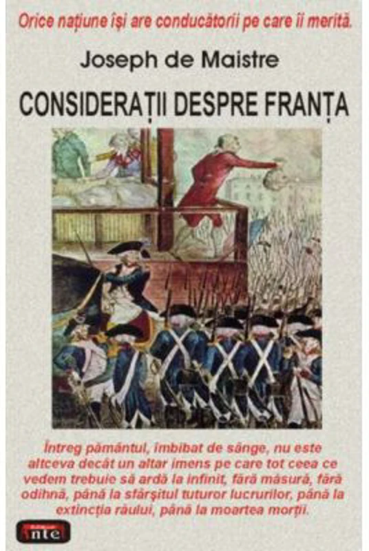 Consideratii despre Franta - Joseph de Maistre