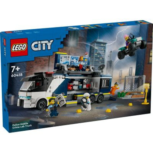 LEGO City. Laborator mobil de criminalistica 60418, 674 piese