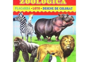 Gradina zoologica - Placarda, Loto, Desene de colorat