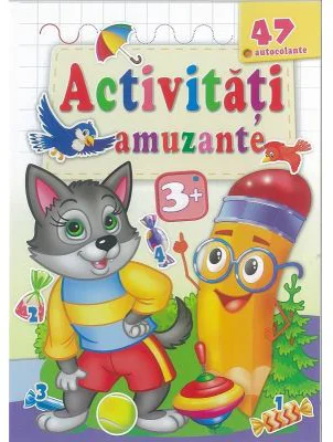 Lupul-Activitati amuzante 3+ cu 47 autocolante