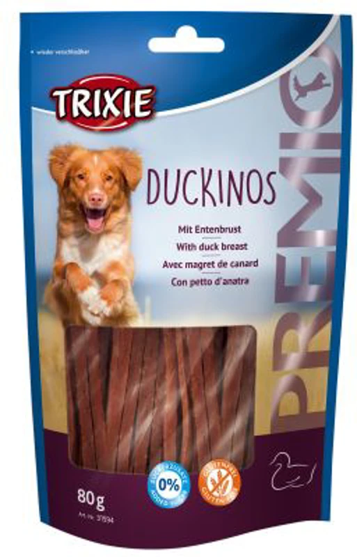 Recompense caini Fasii cu Rata 80 g, Trixie