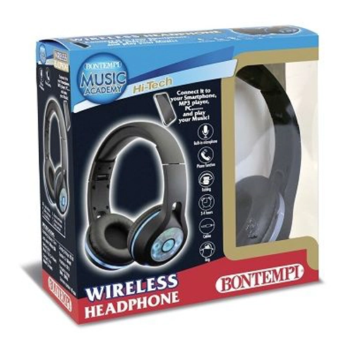 Casti wireless negre, Bontempi