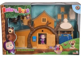 Set de joaca Masha si casuta ursului cu 2 etaje, Masha