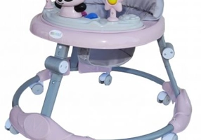 Premergator cu jucarii, Panda, roz