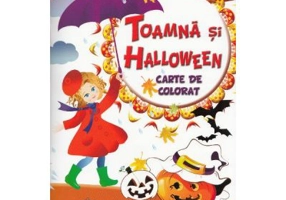Toamna si Halloween. Carte de colorat