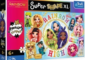 Puzzle Primo Super shape XXL 160 Rainbow High. Prietenele colorate, Trefl