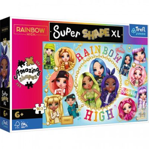 Puzzle Primo Super shape XXL 160 Rainbow High. Prietenele colorate, Trefl