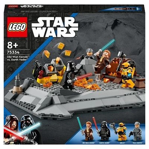 LEGO Star Wars. Obi-Wan Kenobi vs. Darth Vader 75334, 408 piese