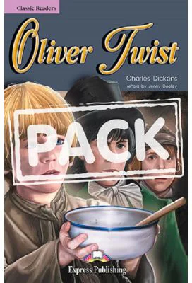 Literatura adaptata pentru copii Oliver Twist Set cu CD