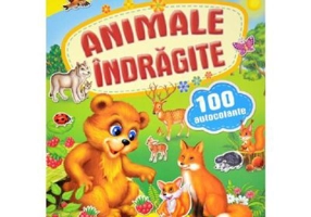 Activitati distractive. Animale indragite. 100 autocolante