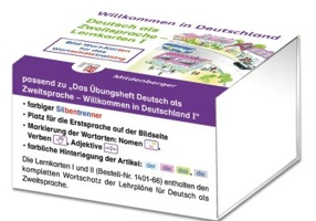 Willkommen in Deutschland. Deutsch als Zweitsprache Lernkarten I - Tina Kresse, Susanne McCafferty