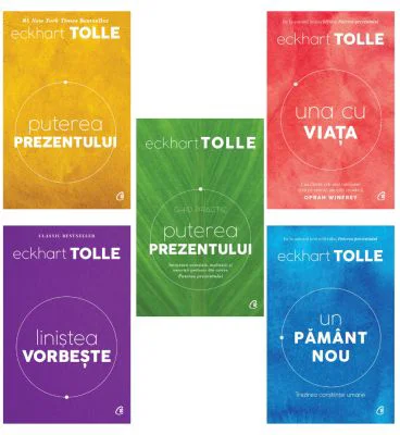 Pachet din 5 carti Special Eckhart Tolle