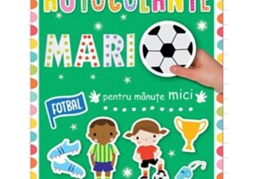 Autocolante mari pentru manute mici. Fotbal