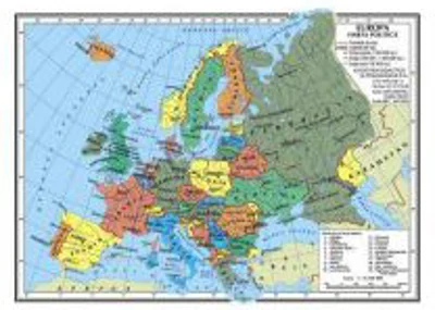 Harta Europa A4