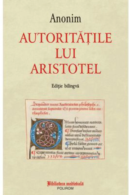 Autoritatile lui Aristotel (editie bilingva)