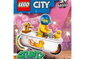 LEGO City. Motocicleta de cascadorii cu cada 60333, 118 piese