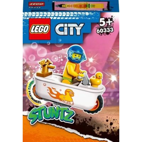 LEGO City. Motocicleta de cascadorii cu cada 60333, 118 piese
