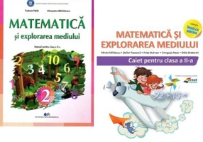 Pachet Manual matematica si explorarea mediului clasa 2-a plus caiet Varianta - EDP 1