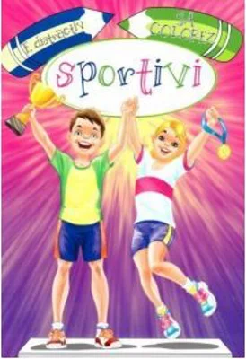 E distractiv sa colorez sportivi