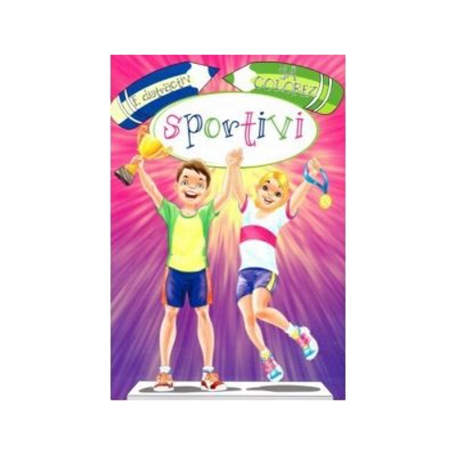 E distractiv sa colorez sportivi