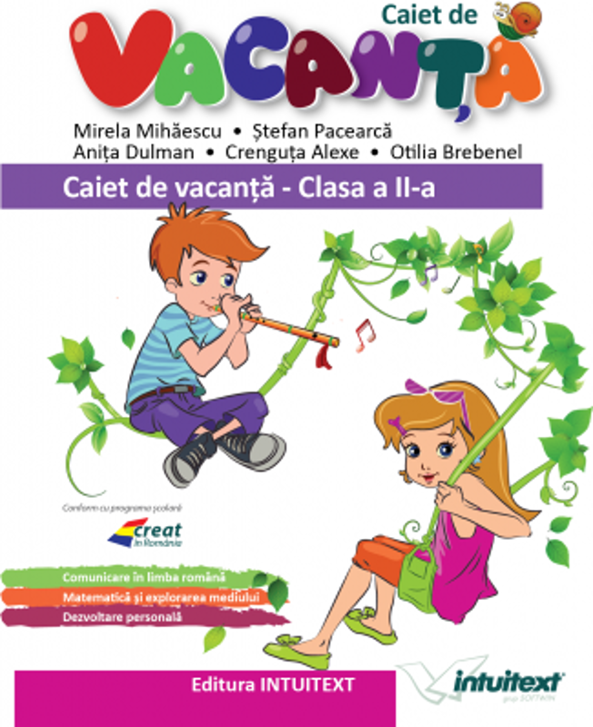 Caiet de vacanta pentru clasa a 2-a - Mirela Mihaescu