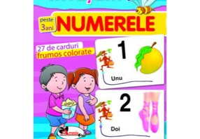 Invatam prin joc numerele + 3 ani. Carti de joc educative