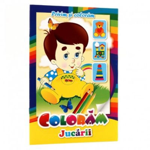 Coloram Jucarii. Privim si coloram