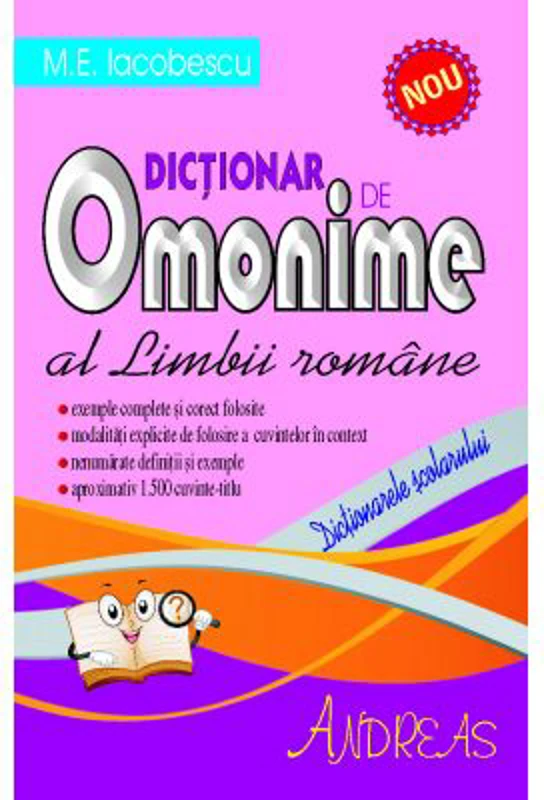 Dictionar de omonime al limbii romane - M. E. Iacobescu
