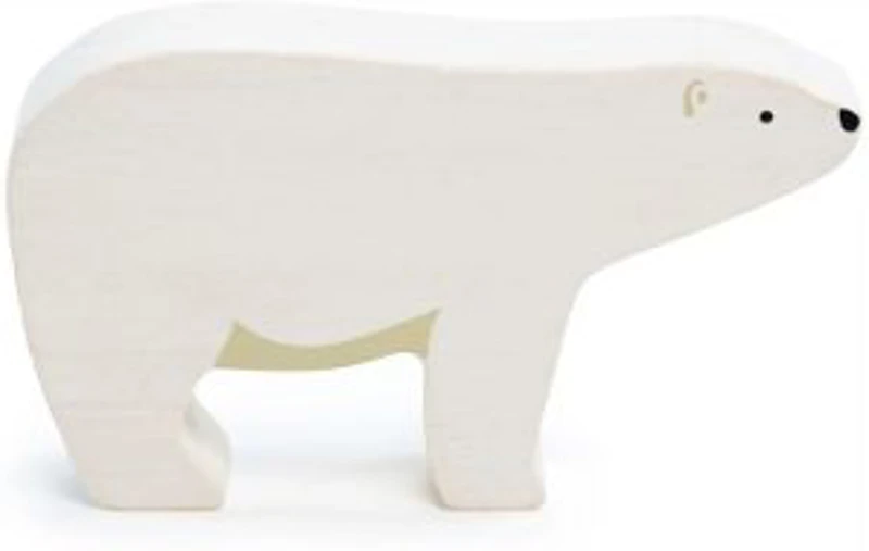 Figurina Urs Polar, din lemn premium