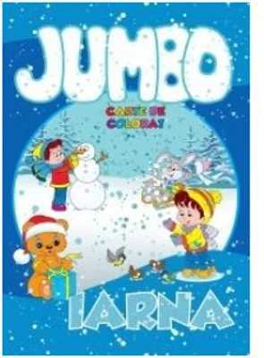 Jumbo. Iarna. Carte de colorat