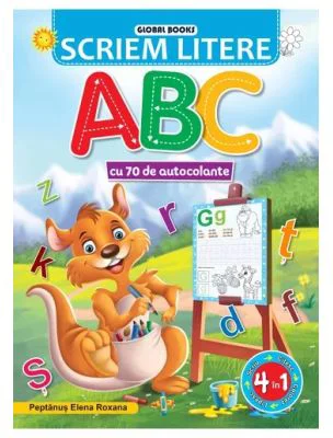 Scriem litere ABC. Cu 70 de autocolante