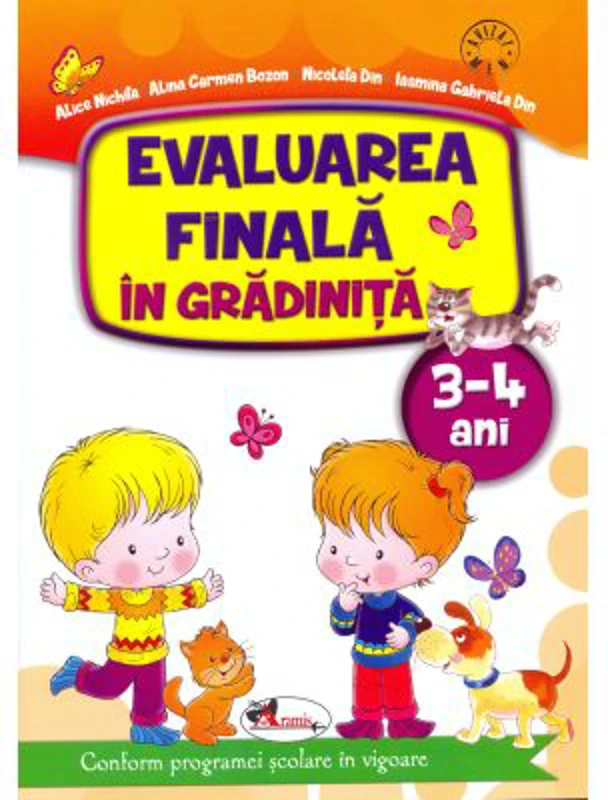 Evaluare finala in gradinita 3-4 ani - Alice Nichita