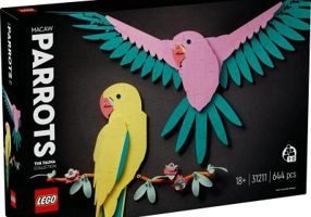 LEGO Art. Papagali Ara 31211, 644 piese
