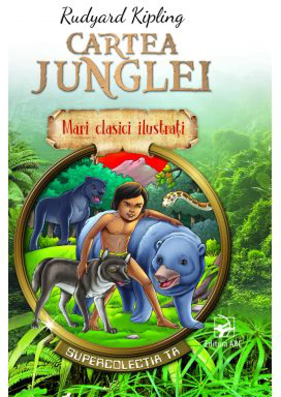Cartea junglei. Mari clasici ilustrati