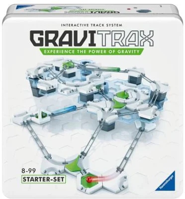 Joc de constructie, set de baza in cutie metalica, multilingv inclusiv RO, Gravitrax Starter Set Metalbox
