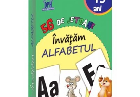 56 de jetoane. Invatam alfabetul