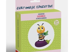Descopera legumele cu Nuta Albinuta (12 cartonase educative)