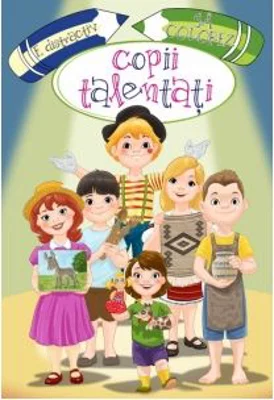 E distractiv sa colorez copii talentati
