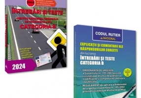 Intrebari si teste 2024, CATEGORIA B pentru obtinerea permisului de conducere auto