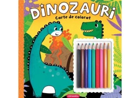 Dinozauri. Carte de colorat