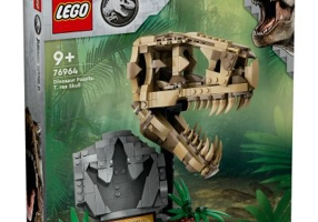 LEGO Jurassic World. Fosile de dinozaur Craniu de T. Rex 76964, 577 piese