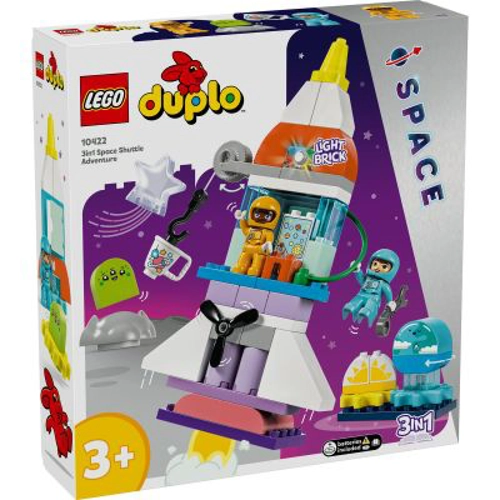 LEGO DUPLO. Aventura cu naveta spatiala 3-in-1 10422, 58 piese