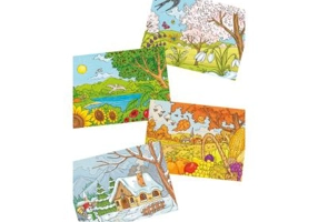 Anotimpuri. Set planse (KP-002) - 40x50