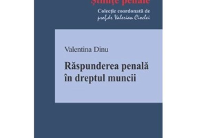 Raspunderea penala in dreptul muncii - Valentina Dinu