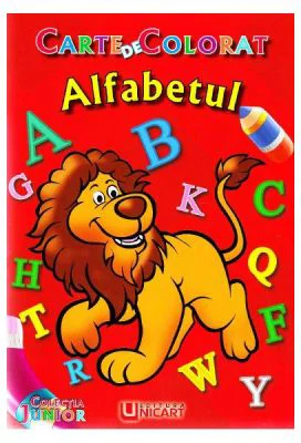 Alfabetul. Carte de colorat