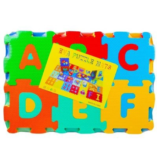 Covoras buretat, cifre, 36 piese