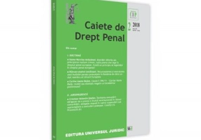 Caiete de drept penal nr. 2/2018