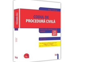CODUL DE PROCEDURA CIVILA (SEPTEMBRIE 2017)