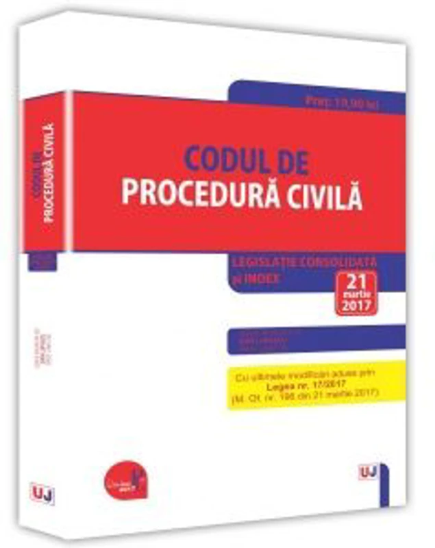 CODUL DE PROCEDURA CIVILA (SEPTEMBRIE 2017)