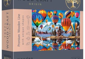 Puzzle din lemn baloanele colorate 1000 de piese